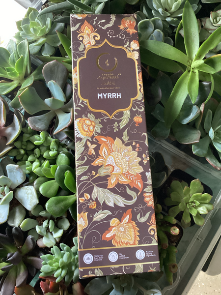 beautiful packaged myrrh incense sticks