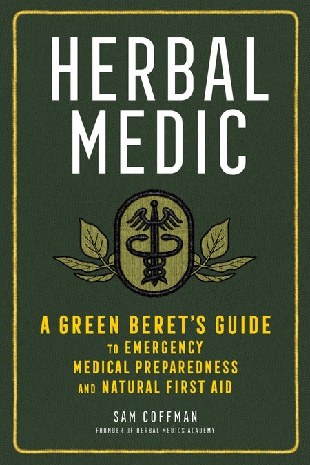 Green Book Called Herbal Medic by Sam Coffman.