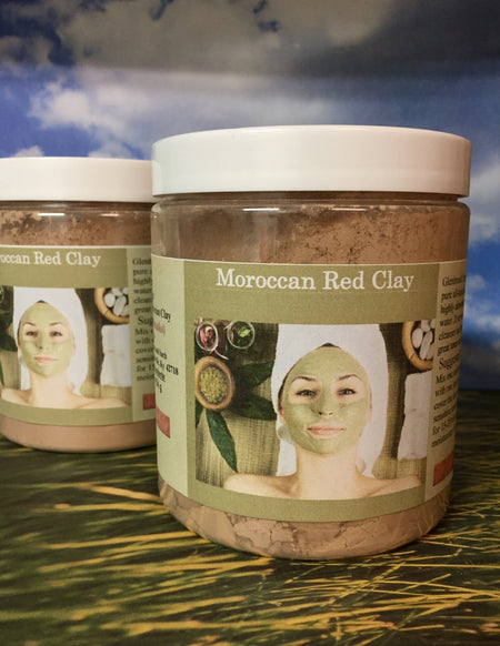 jar of red clay