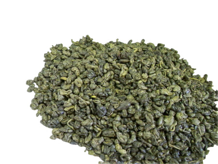 gunpowder green tea which in small pellets not powder